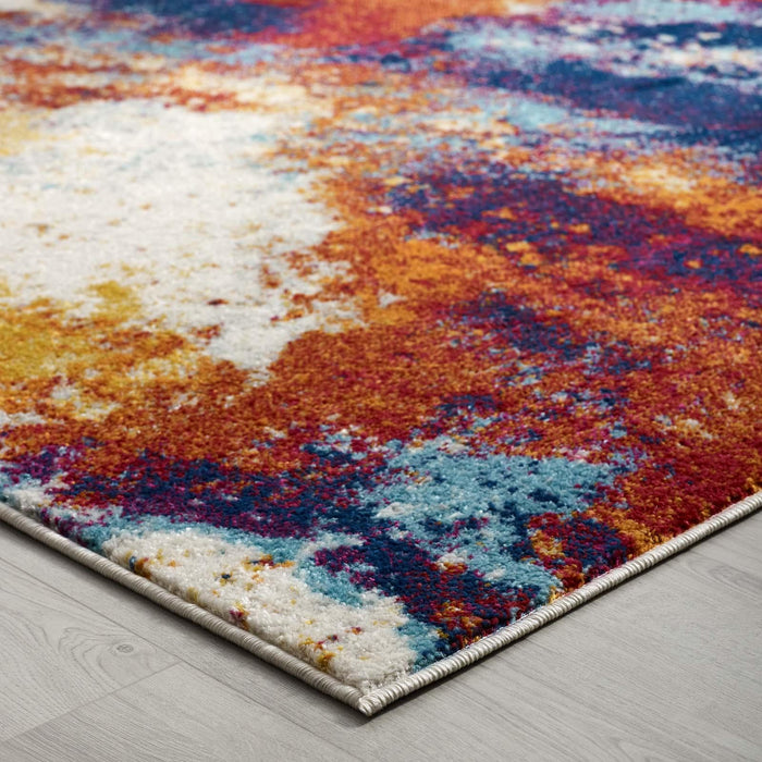 Entourage Adeline Contemporary Modern Abstract 8x10 Area Rug