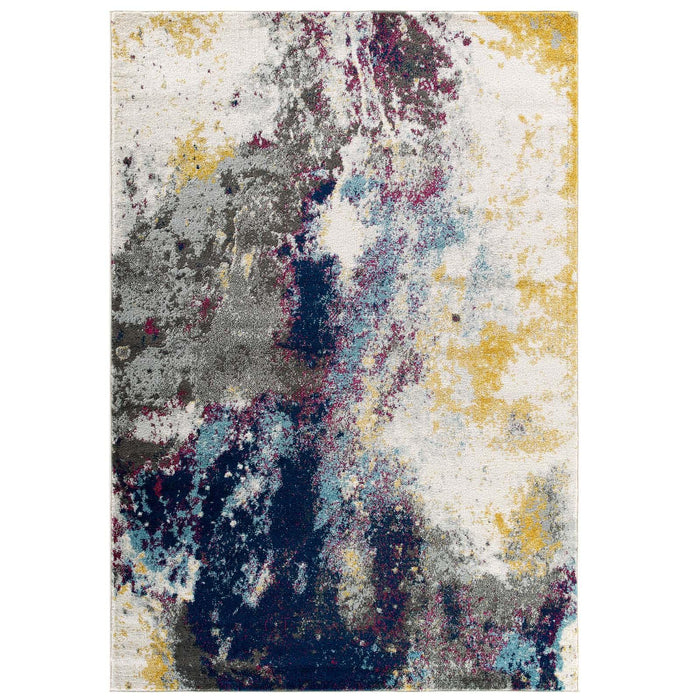 Entourage Adeline Contemporary Modern Abstract 5x8 Area Rug