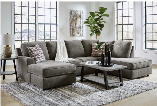 OPhannon 2-Piece Sectional with Chaise LAF or RAF GREY