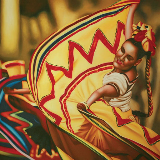 danza-folklorica-printed-canvas-painting
