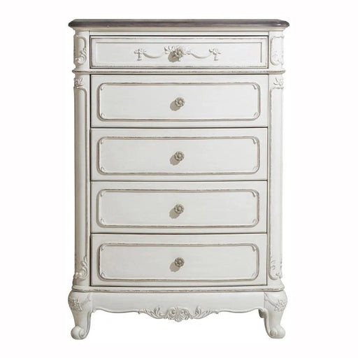 homelegance-cinderella-5-drawer-chest-in-antique-white-with-grey-rub-through-1386nw-9