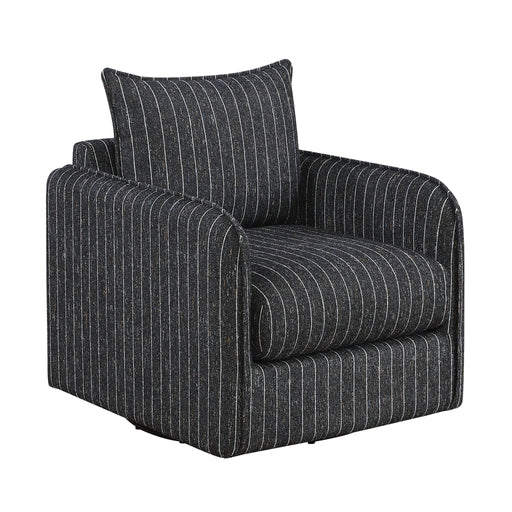 pinstripe-swivel-chair