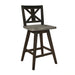 homelegance-amsonia-swivel-counter-height-chair-in-gray-and-black-set-of-2