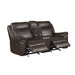 homelegance-furniture-aram-double-glider-reclining-loveseat-in-brown-8206brw-2