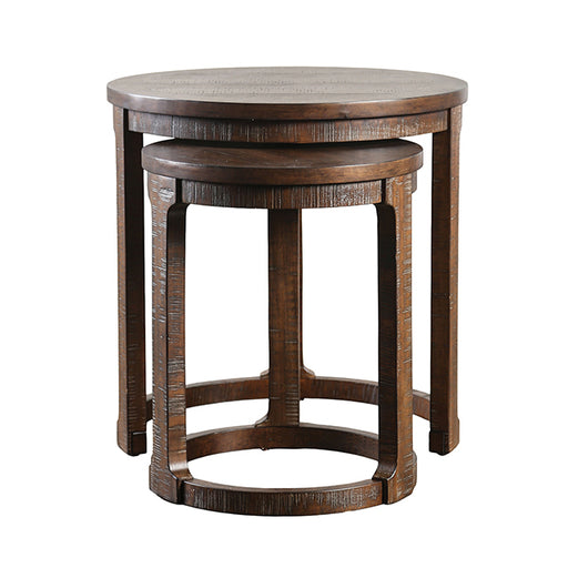 hickory-nesting-end-table