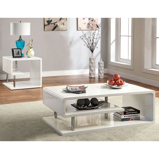 ninove-i-whitechrome-end-table