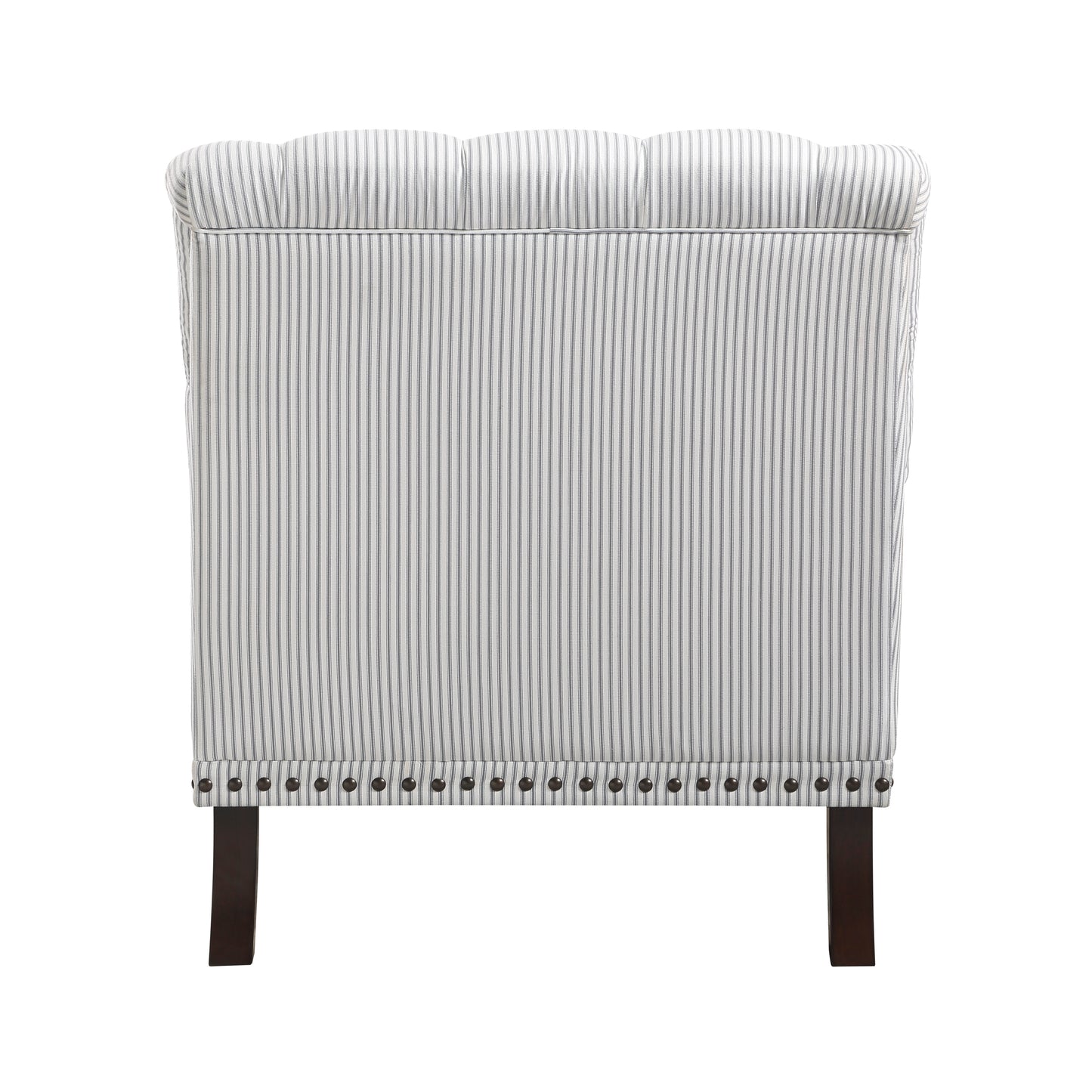 Holland Park Accent Chair GREY/WHITE STRIPE