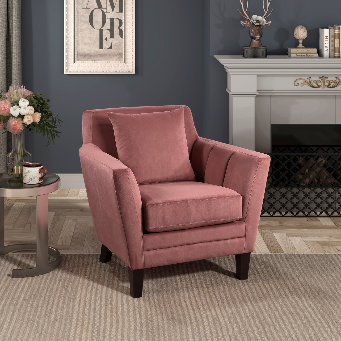 Adore Accent Chair ROSE