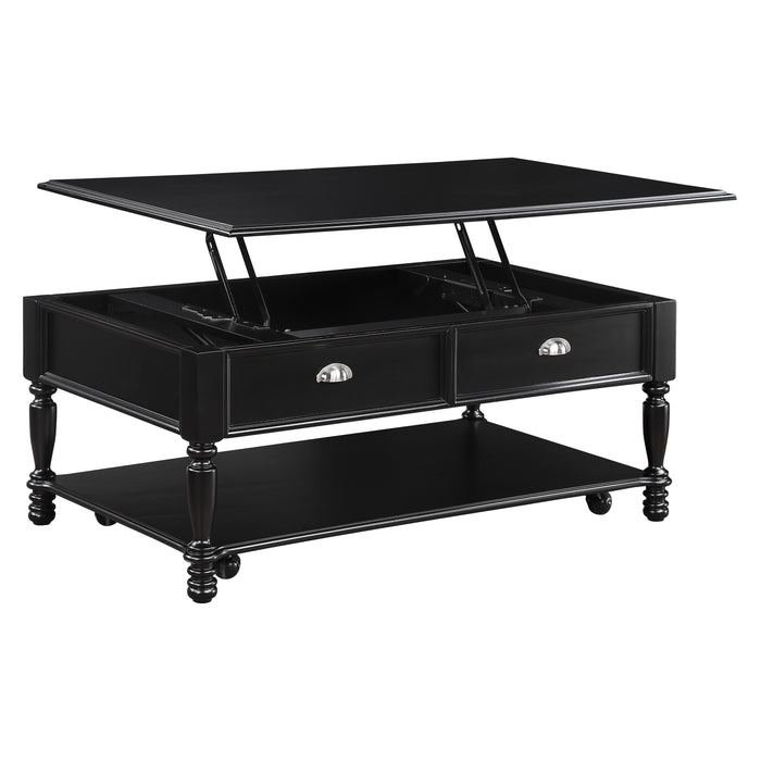 Sanders Lift Top Coffee Table BLACK ONLY