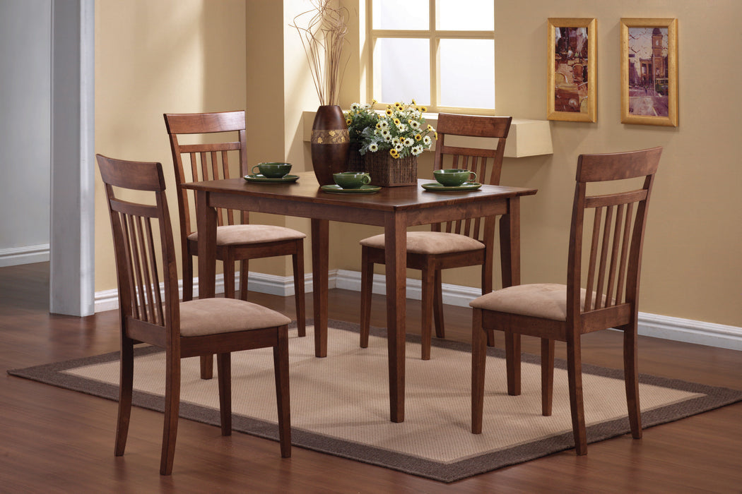 Chestnut 5PC Dining Set SOLD IN SET ONLY