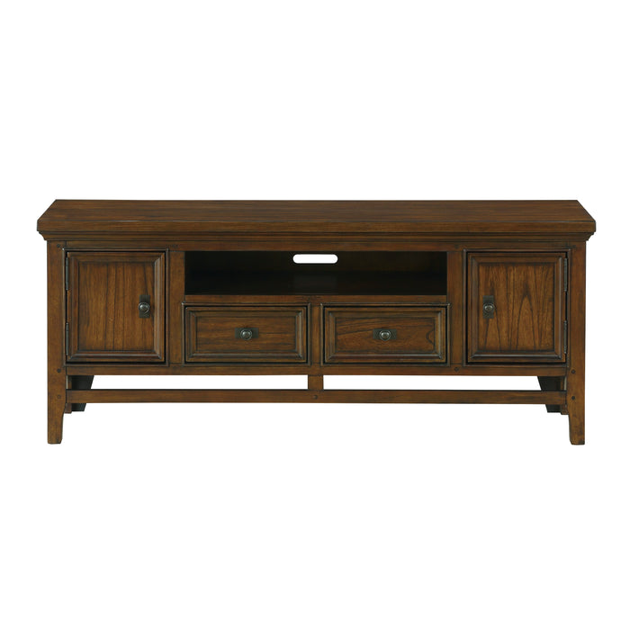 Frazier Park 59" TV Stand BROWN CHERRY ONLY