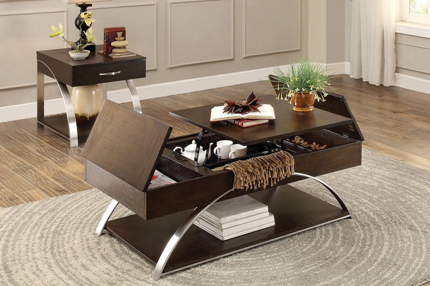 Tioga Lift Top Coffee Table EXPRESSO ONLY