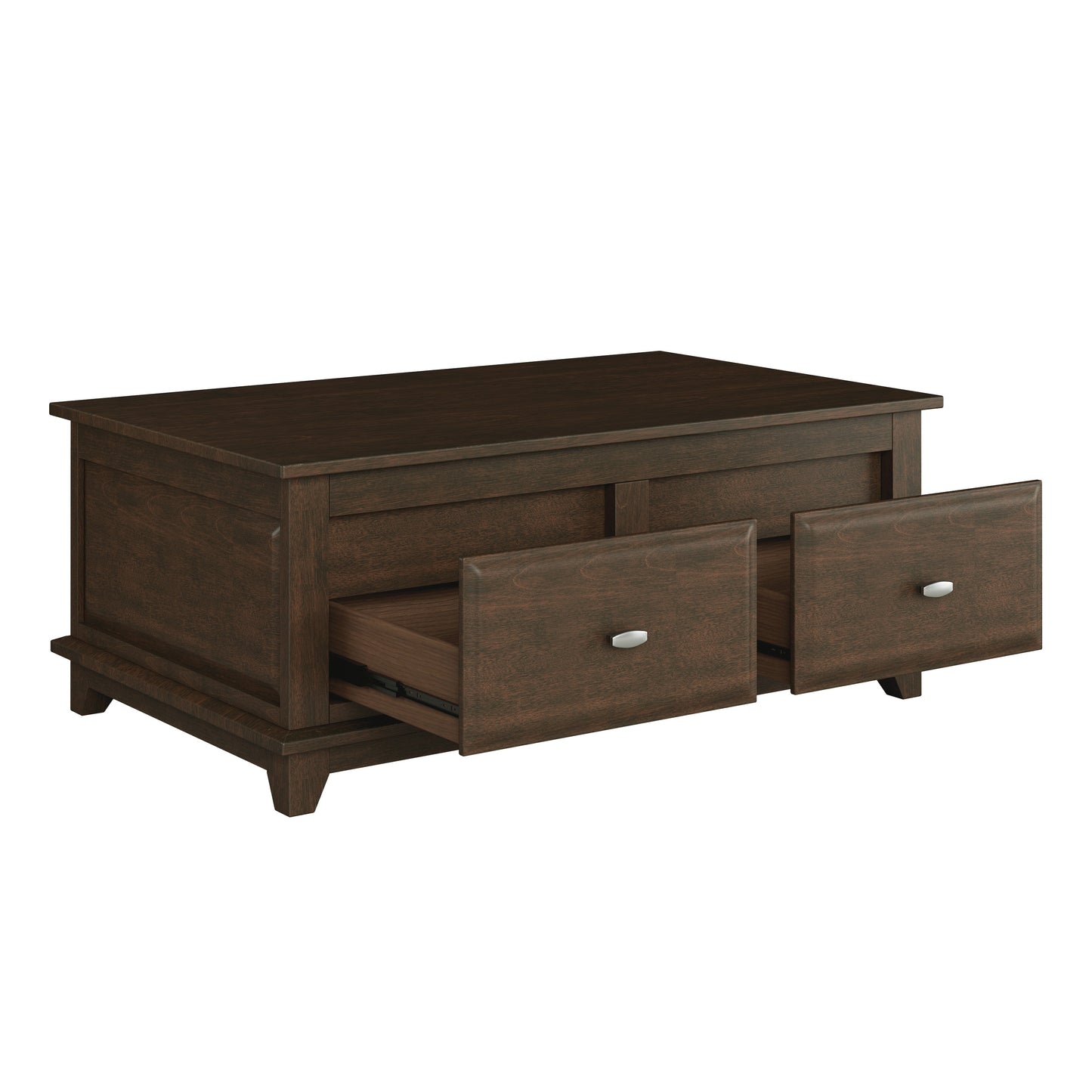 Minot Lift Top Coffee Table BROWN CHERRY ONLY