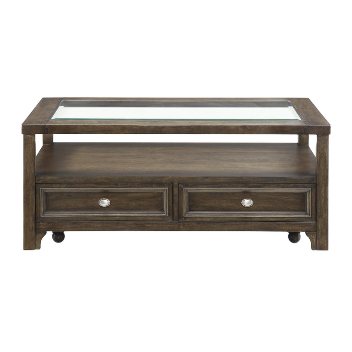 Auburn Coffee Table CHAROAL BROWN ONLY