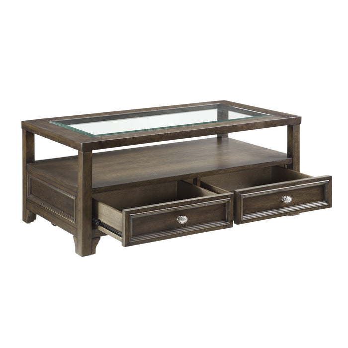 Auburn Coffee Table CHAROAL BROWN ONLY