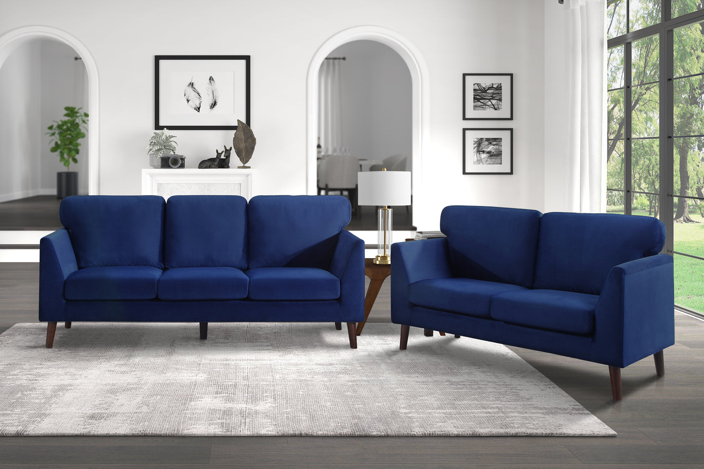 #Tolley Sofa BLUE