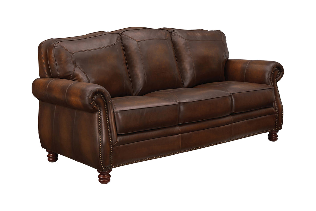 Montbrook Top Grain Leather Sofa BROWN ONLY