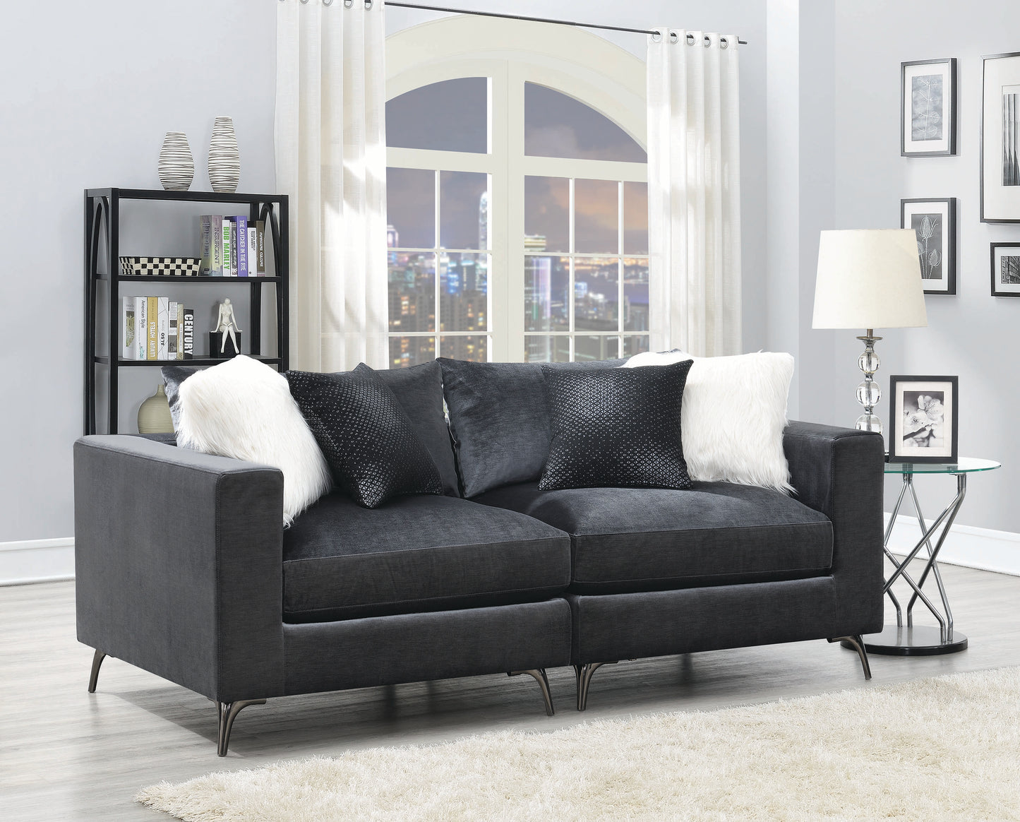Schwartzman 4PCS Sectional CHARCOAL ONLY