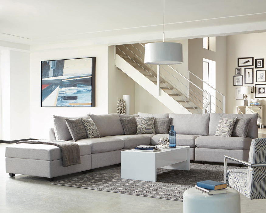 Cambria 6PCS Sectional GREY ONLY W/ 1 Corner