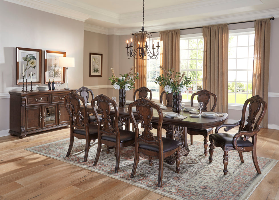 Bergen 7pcs Dining Set DARK OAK ONLY