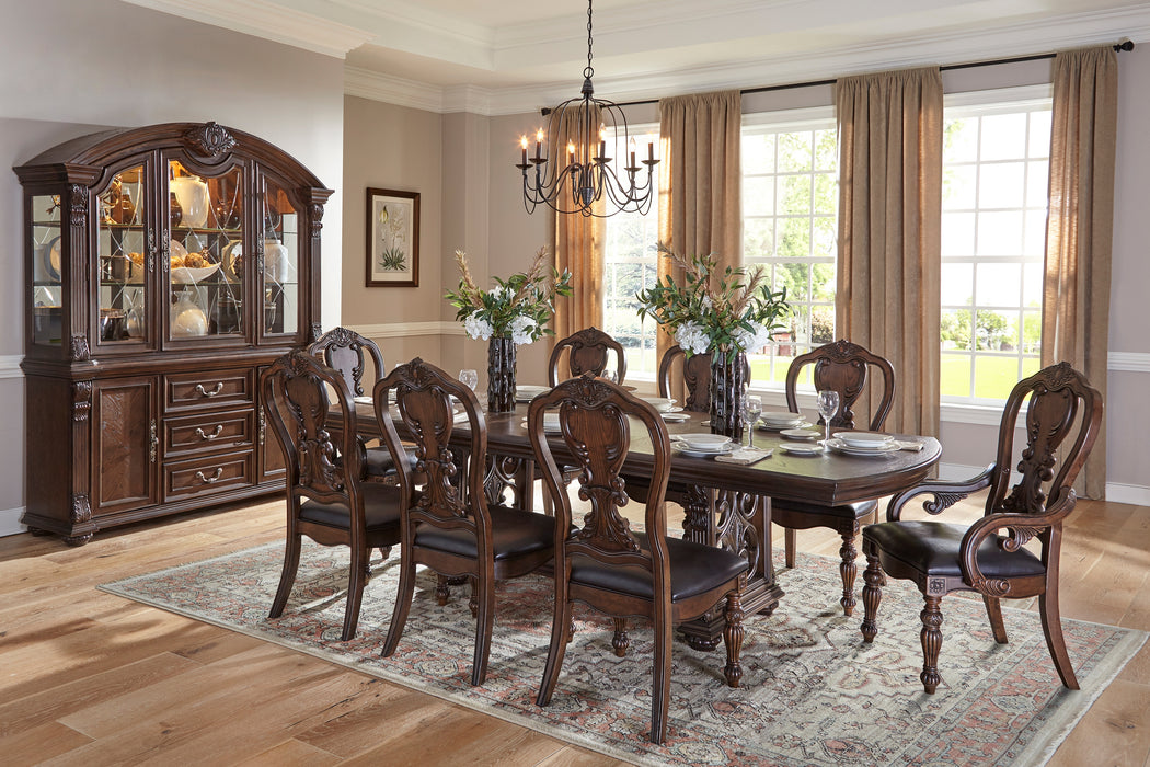 Bergen 7pcs Dining Set DARK OAK ONLY