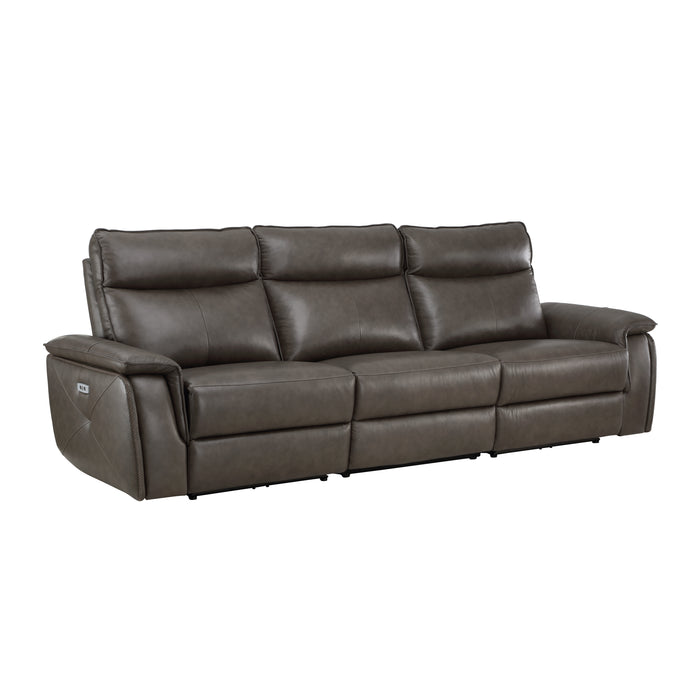 Maroni Top Grain Leather Power XTRA LARGE Sofa BROWN