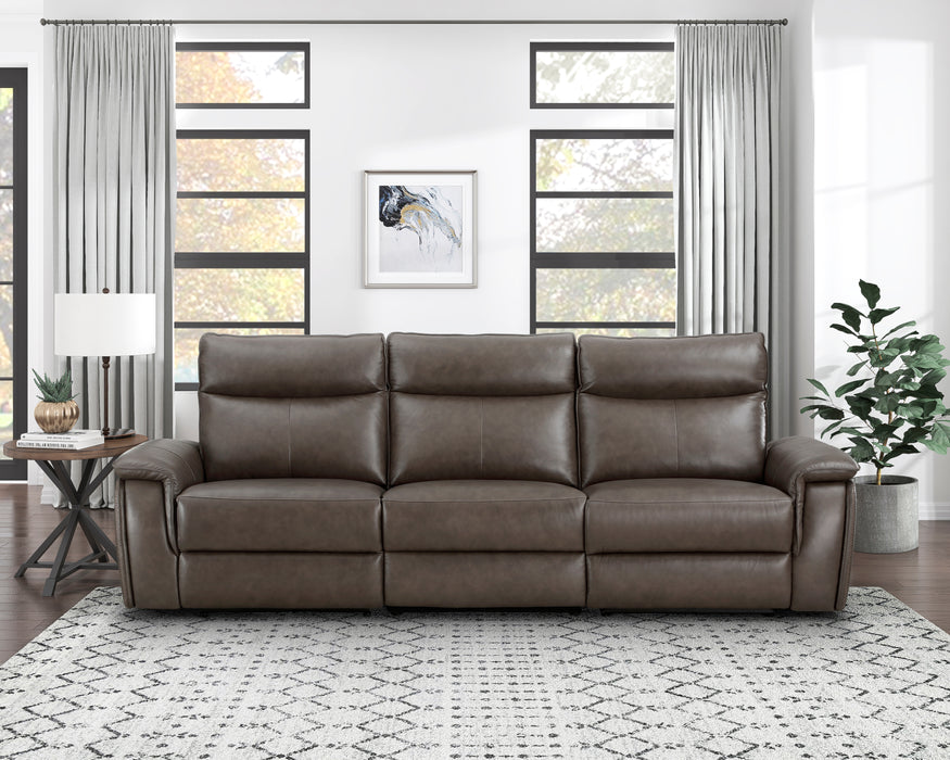 Maroni Top Grain Leather Power XTRA LARGE Sofa BROWN