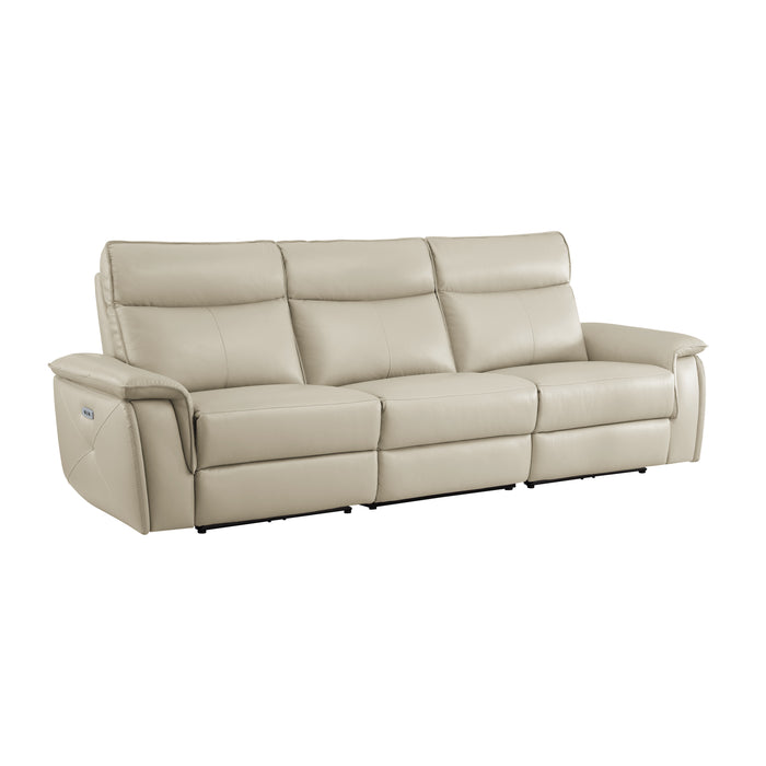 Maroni Top Grain Leather Power XTRA LARGE Sofa TAUPE