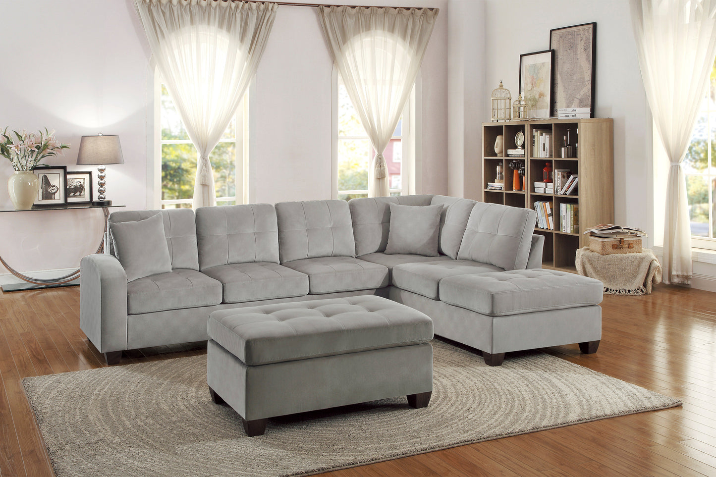 # Emilio Sectional Reversible TAUPE