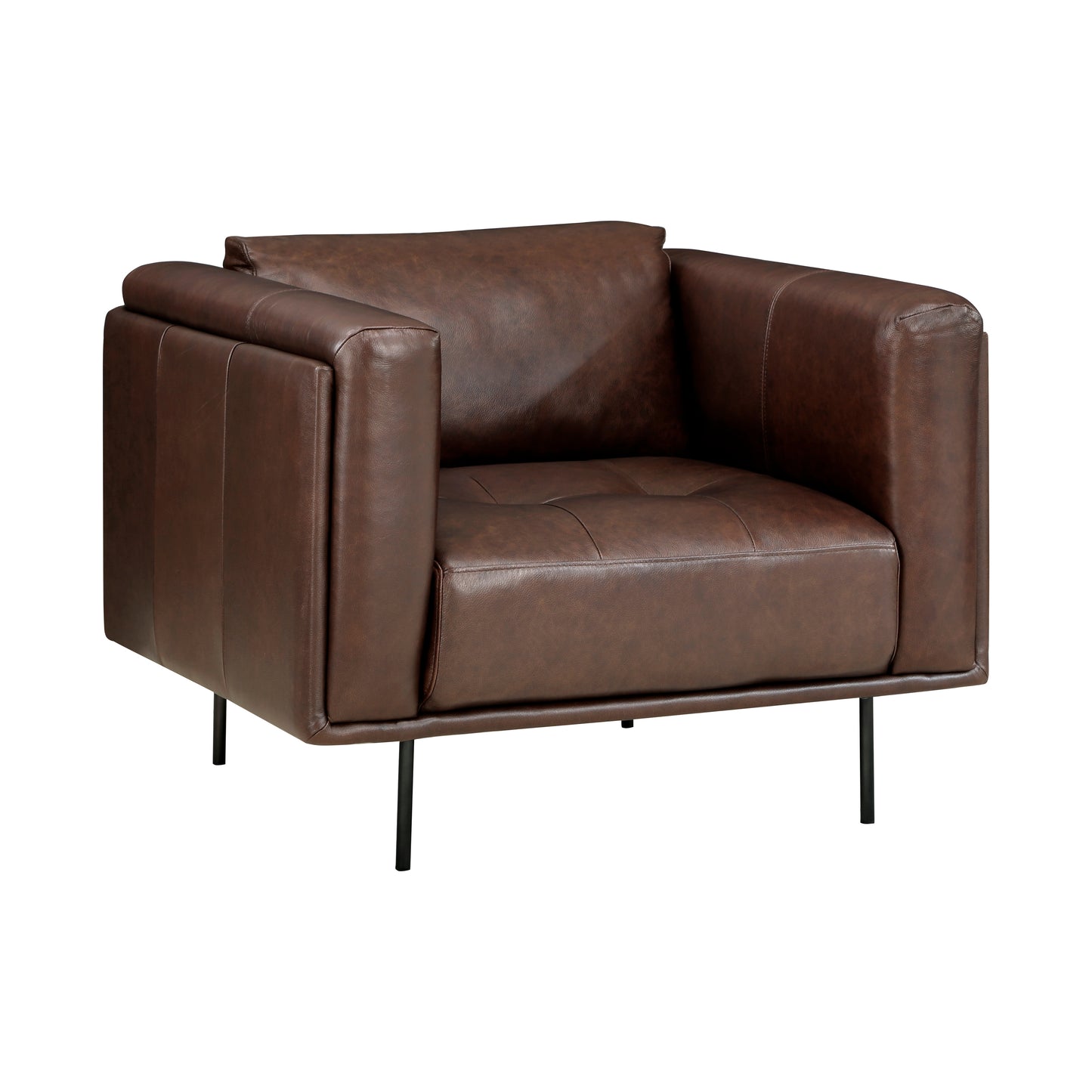 Soren Top Grain Leather Sofa BROWN ONLY 100% LEATHER
