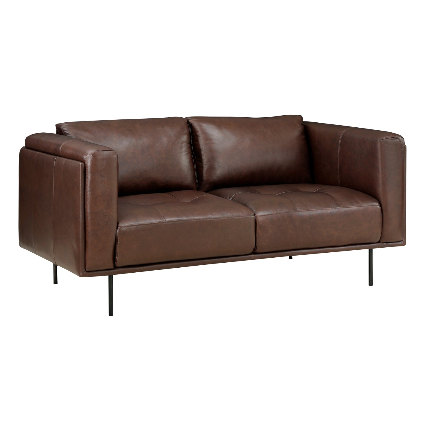 Soren Top Grain Leather Sofa BROWN ONLY 100% LEATHER