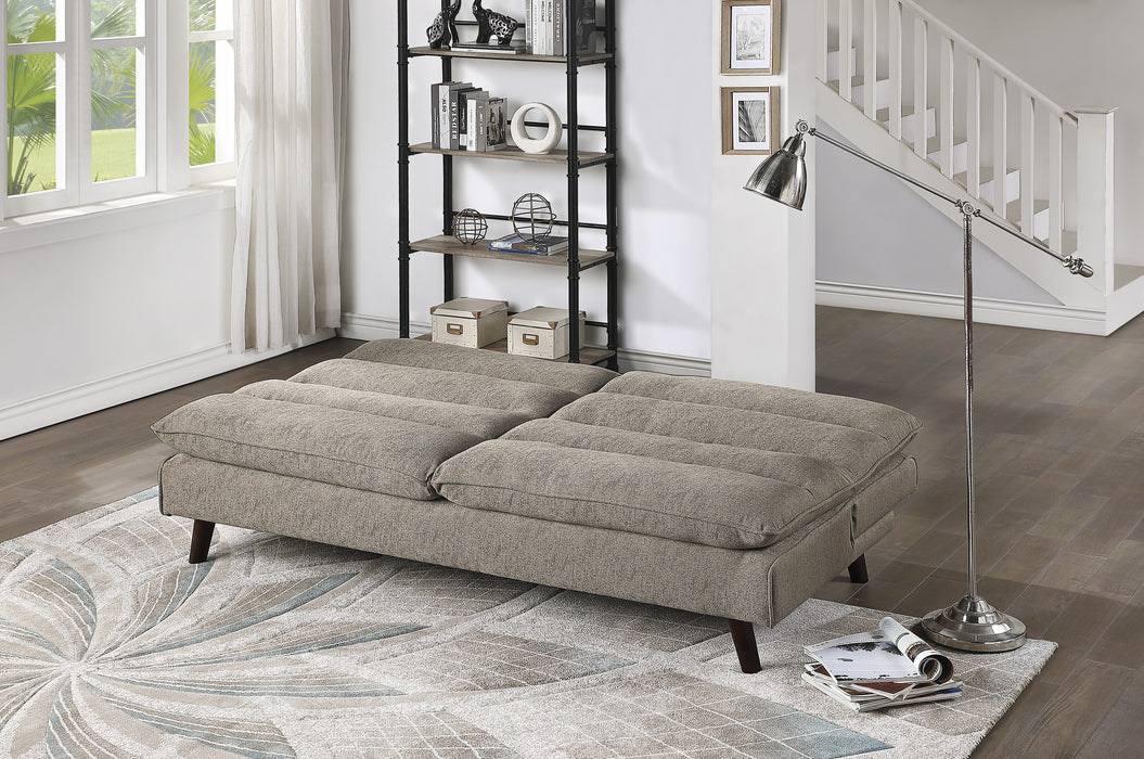 Mackay Convertible Futon Sofa Sleeper BROWN