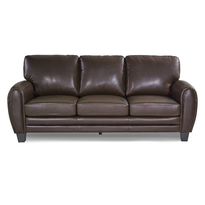 Rubin Sofa DARK BROWN Durable VINYL