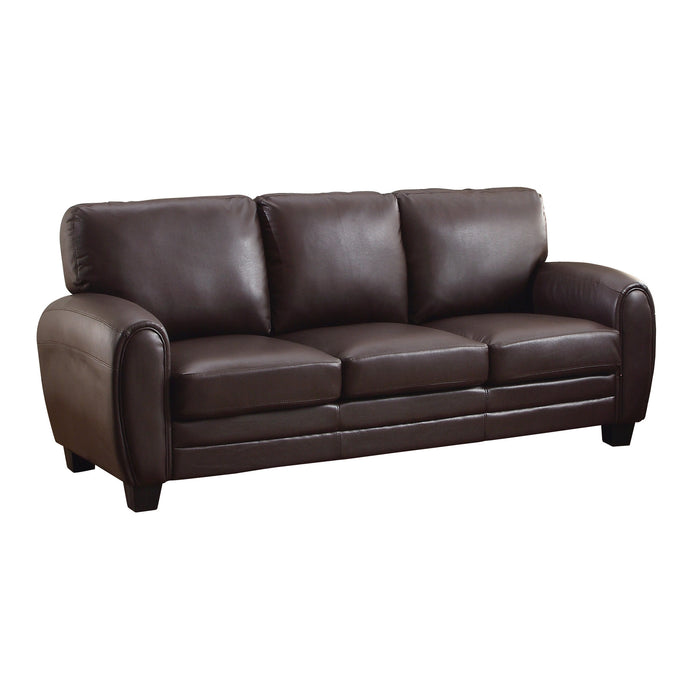 Rubin Sofa DARK BROWN Durable VINYL