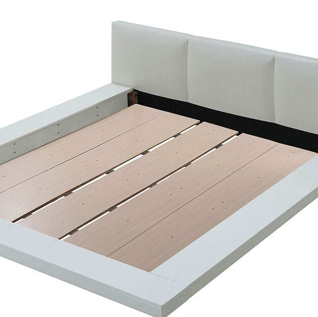 Christie Queen Platform Bed WHITE ONLY