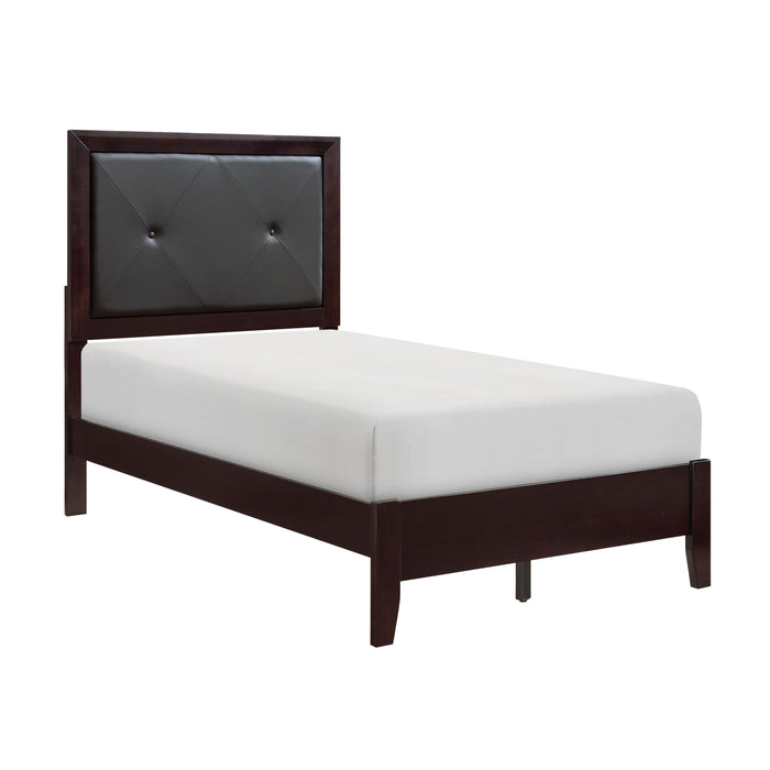 Edina Twin Bed CAPPUCCINO