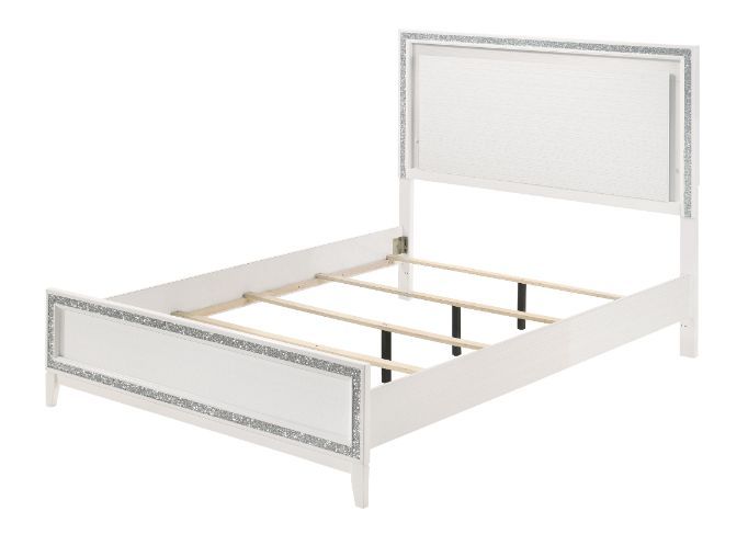 Haiden Queen Bed LED WHITE