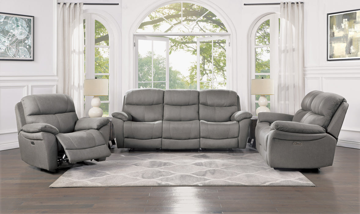 Longvale Power Reclining Sofa GREY