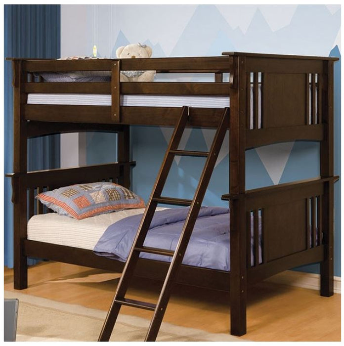 Spring Creek Twin/Twin Bunkbed BROWN