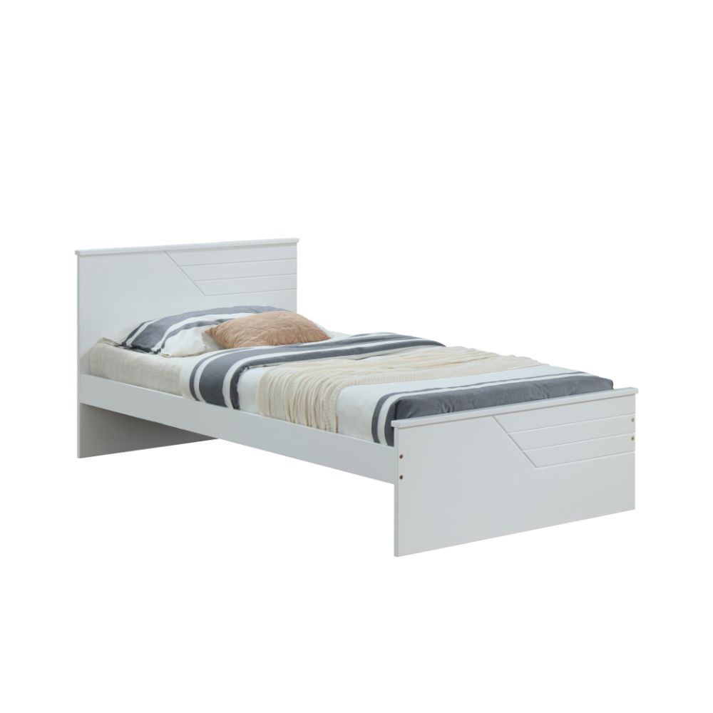 Ragna Twin Platform Bed WHITE ONLY