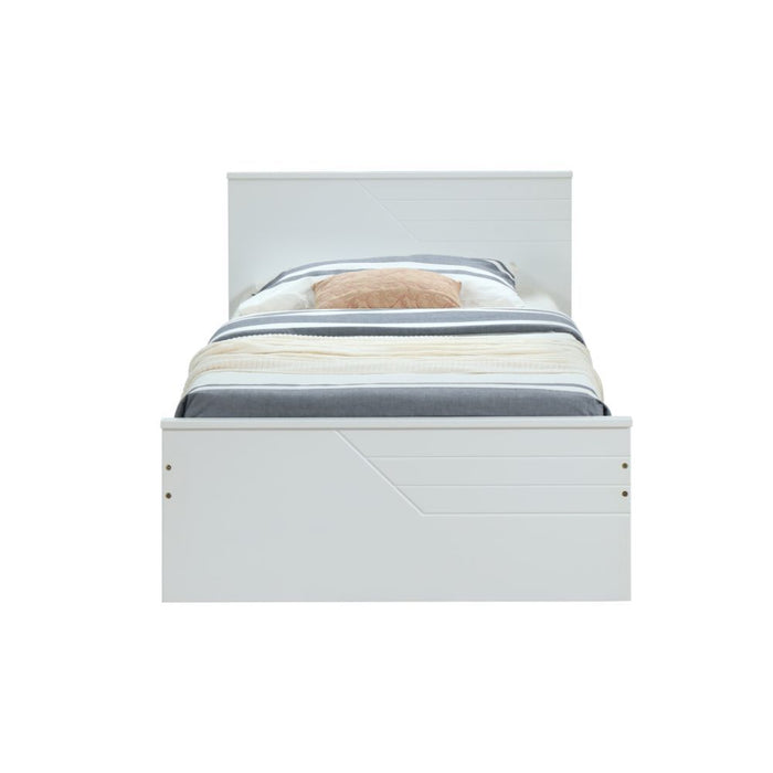 Ragna Twin Platform Bed WHITE ONLY