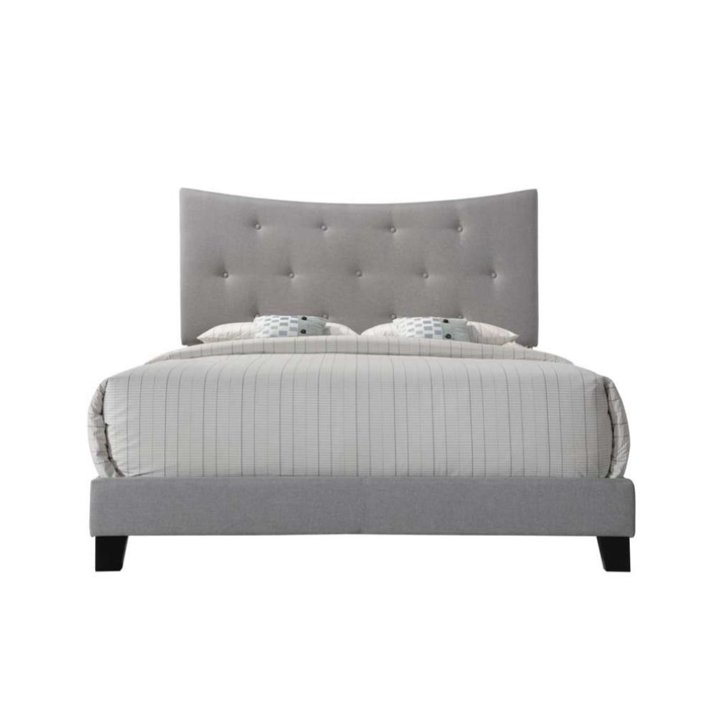 Venecha Queen Bed -Box Spring Required GREY ONLY