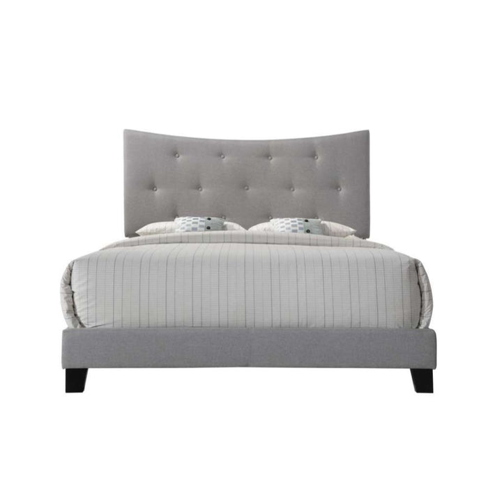 Venecha Queen Bed -Box Spring Required GREY ONLY