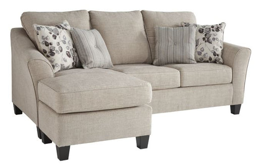Abney Reversible Sofa Chaise with Queen Memory Foam Sleeper