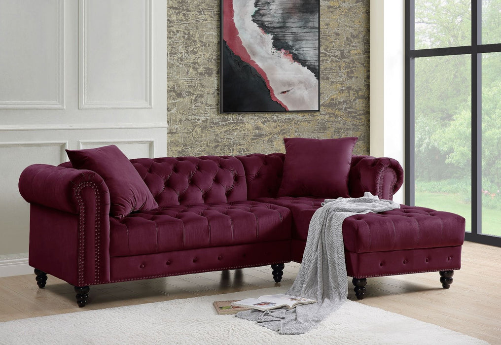 Adnelis Sectional RAF only RED VELVET