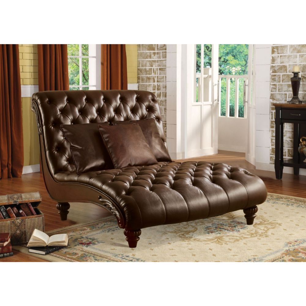 Anondale Top Grain Leather Sofa BROWN ONLY