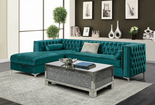 bellaire-sectional-teal-laf-chaise-only