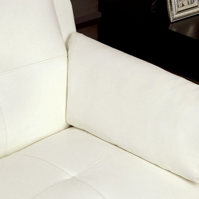 Pierre Sofa WHITE VINYL