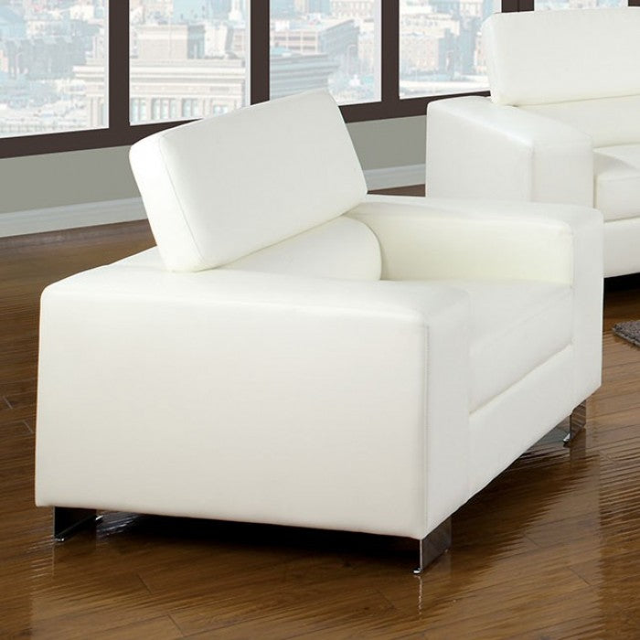 Makri Vinyl Sofa WHITE ONLY