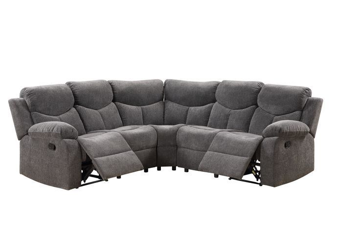 Kalen Sectional GREY CHENILLE ONLY